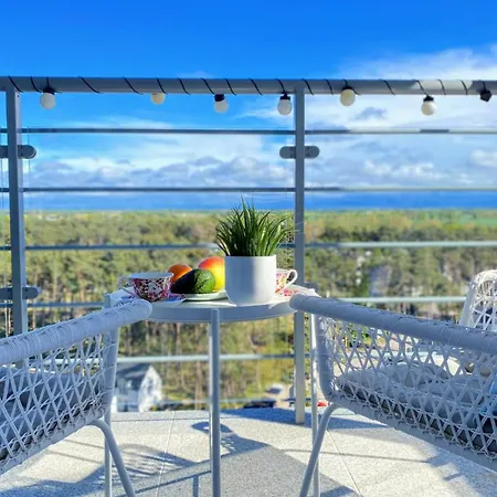 White Suite, 50 Meters To Beach, 10Th Floor, Beautiful View, Baltic Best Dziwnowek Exterior photo